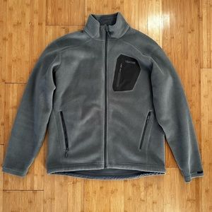 Men’s grey Marmot Polartec fleece zip up